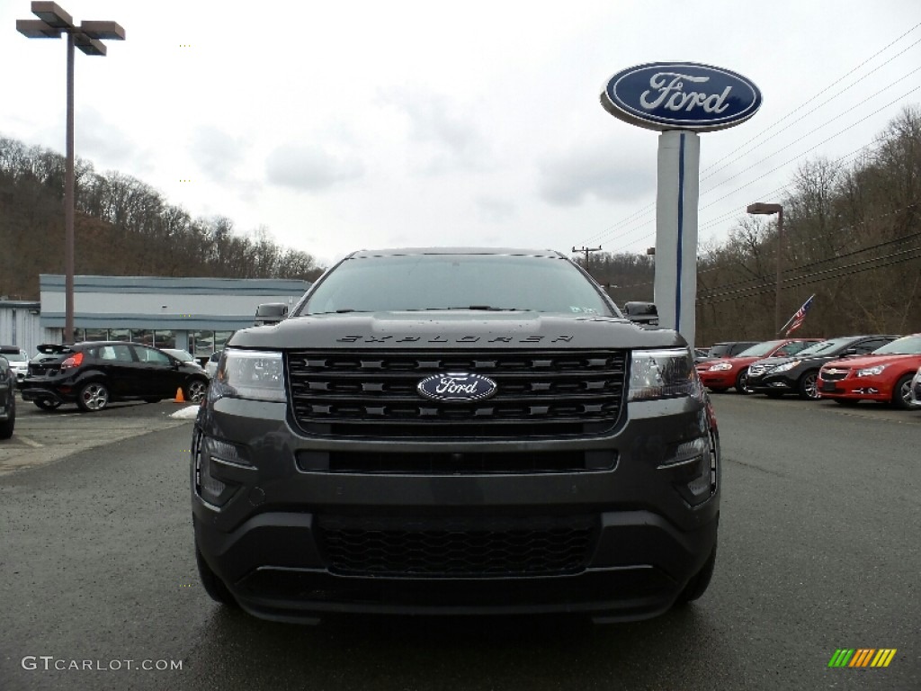 2016 Explorer Sport 4WD - Ingot Silver Metallic / Ebony Black photo #2