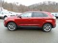 Ruby Red Metallic 2015 Ford Edge Titanium AWD Exterior