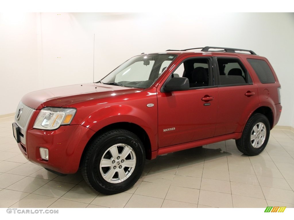 Vivid Red Metallic 2008 Mercury Mariner I4 Exterior Photo #110490419