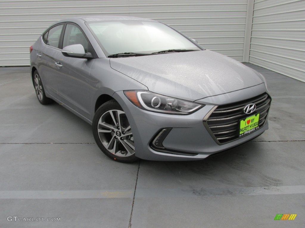 2017 Elantra Limited - Gray / Gray photo #2