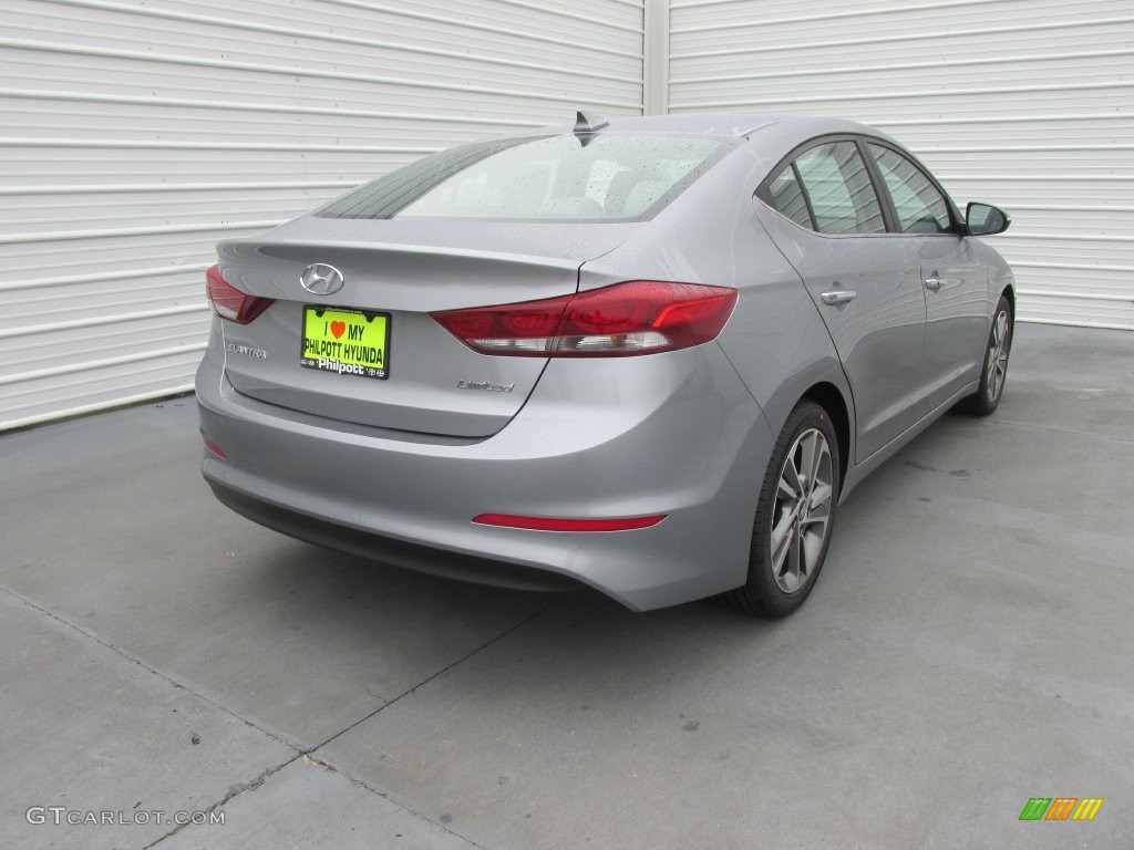 2017 Elantra Limited - Gray / Gray photo #4