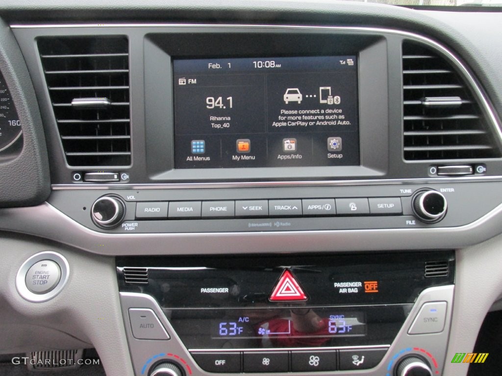 2017 Elantra Limited - Gray / Gray photo #25