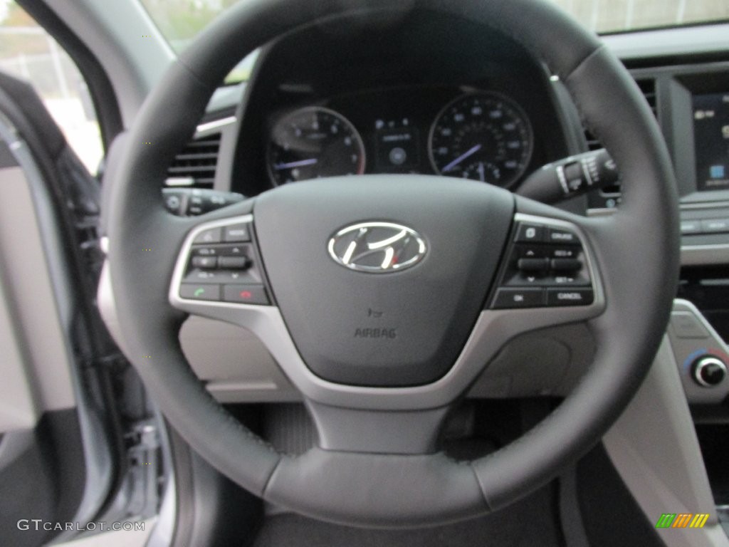 2017 Elantra Limited - Gray / Gray photo #30
