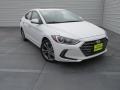 White 2017 Hyundai Elantra Limited