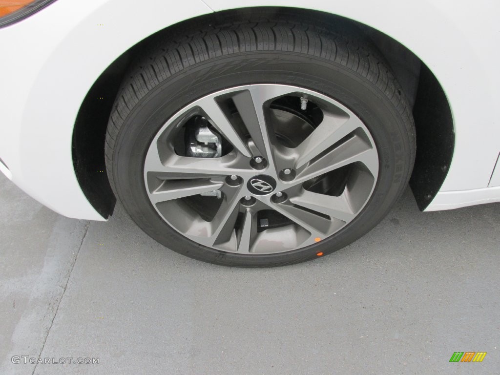 2017 Elantra Limited - White / Black photo #11