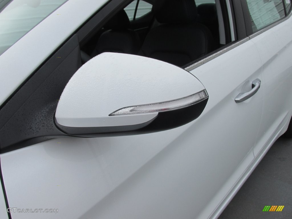 2017 Elantra Limited - White / Black photo #12
