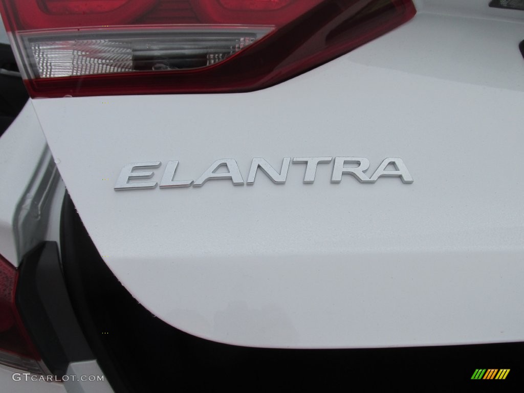 2017 Elantra Limited - White / Black photo #13