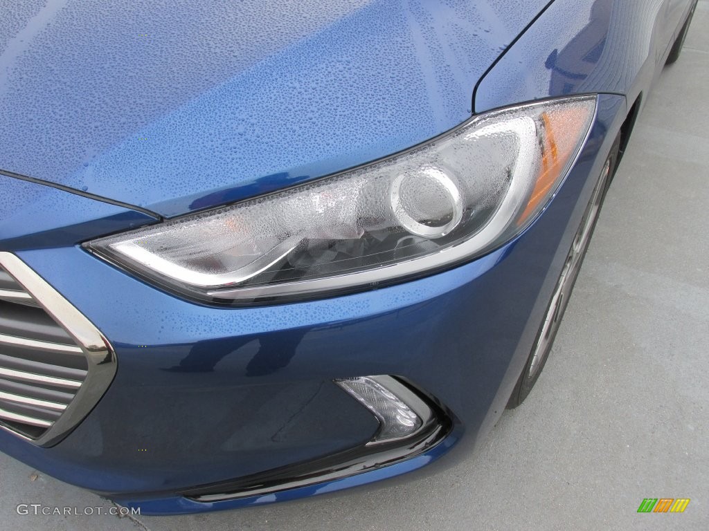 2017 Elantra Limited - Lakeside Blue / Gray photo #9