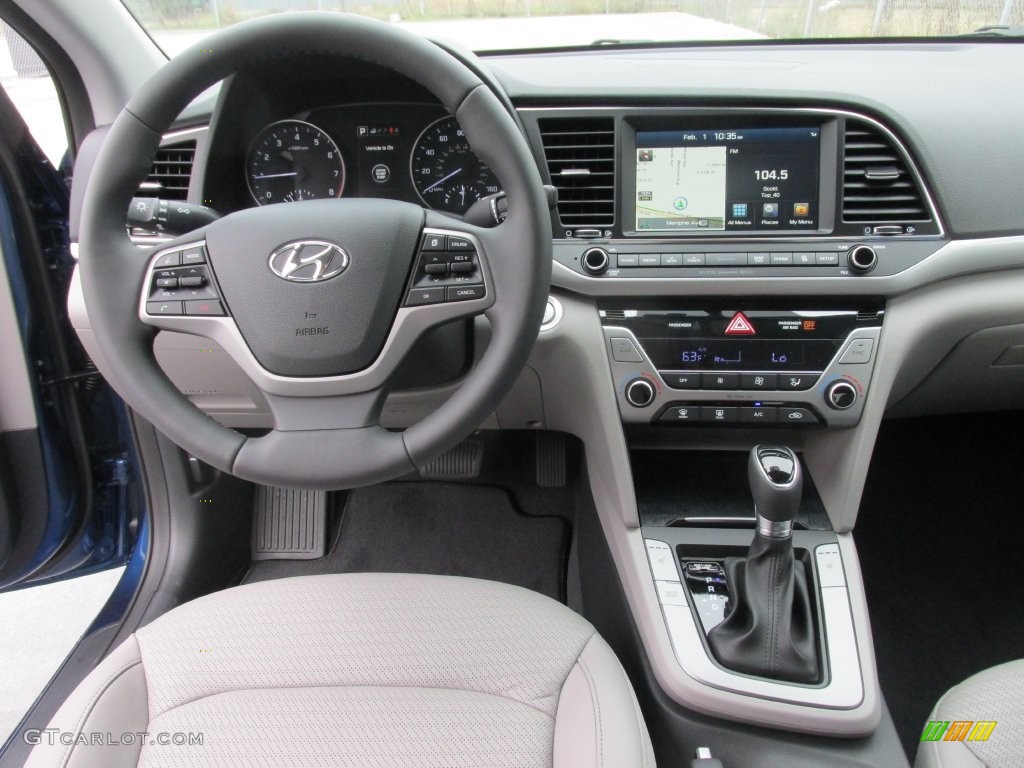 2017 Elantra Limited - Lakeside Blue / Gray photo #25