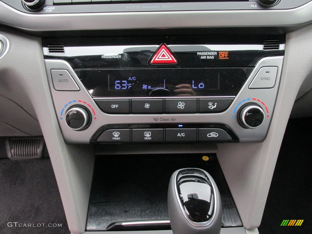 2017 Elantra Limited - Lakeside Blue / Gray photo #28