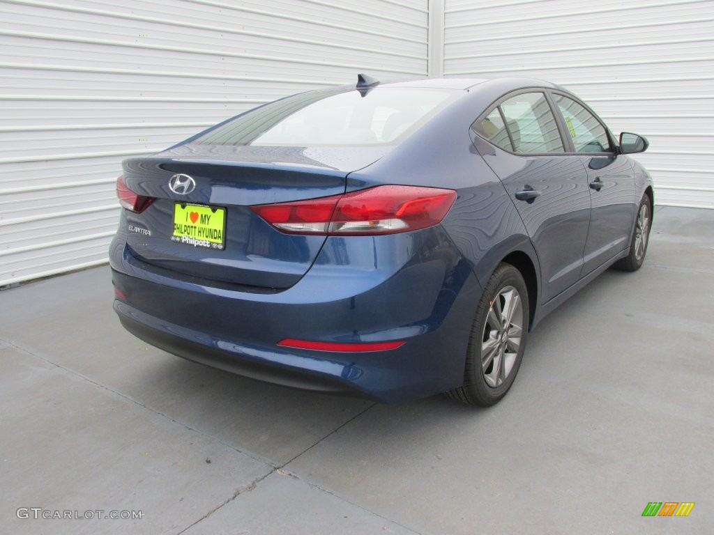2017 Elantra SE - Lakeside Blue / Gray photo #4