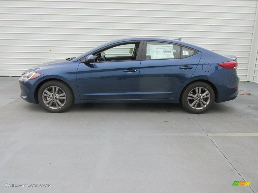 2017 Elantra SE - Lakeside Blue / Gray photo #6