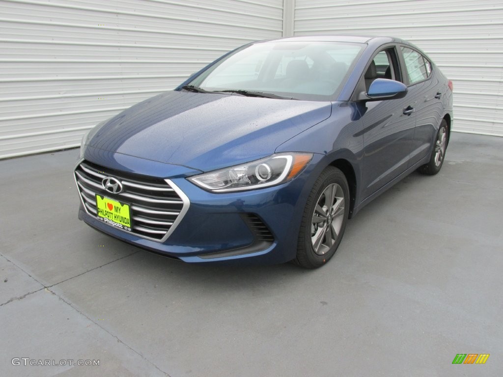 2017 Elantra SE - Lakeside Blue / Gray photo #7