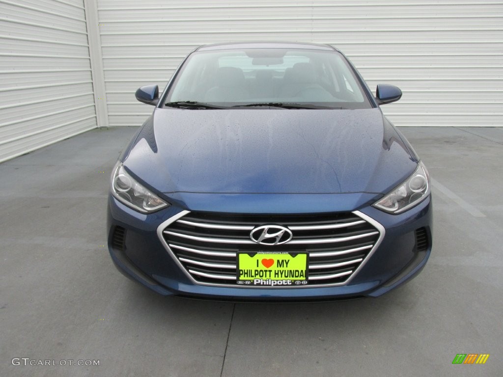 2017 Elantra SE - Lakeside Blue / Gray photo #8