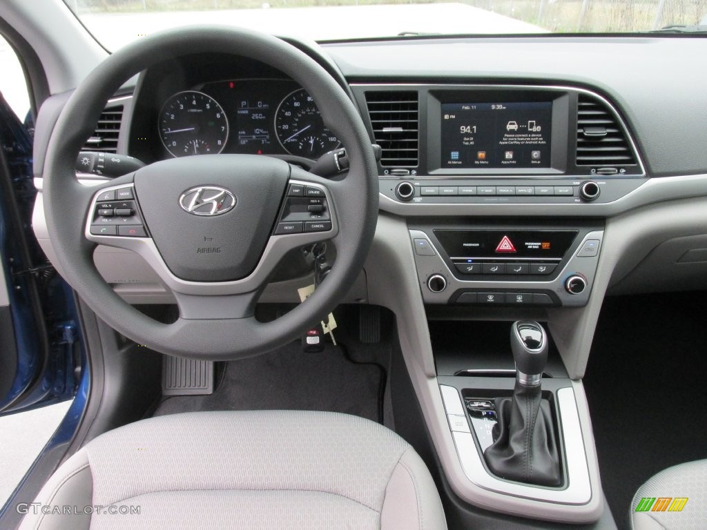 2017 Elantra SE - Lakeside Blue / Gray photo #23
