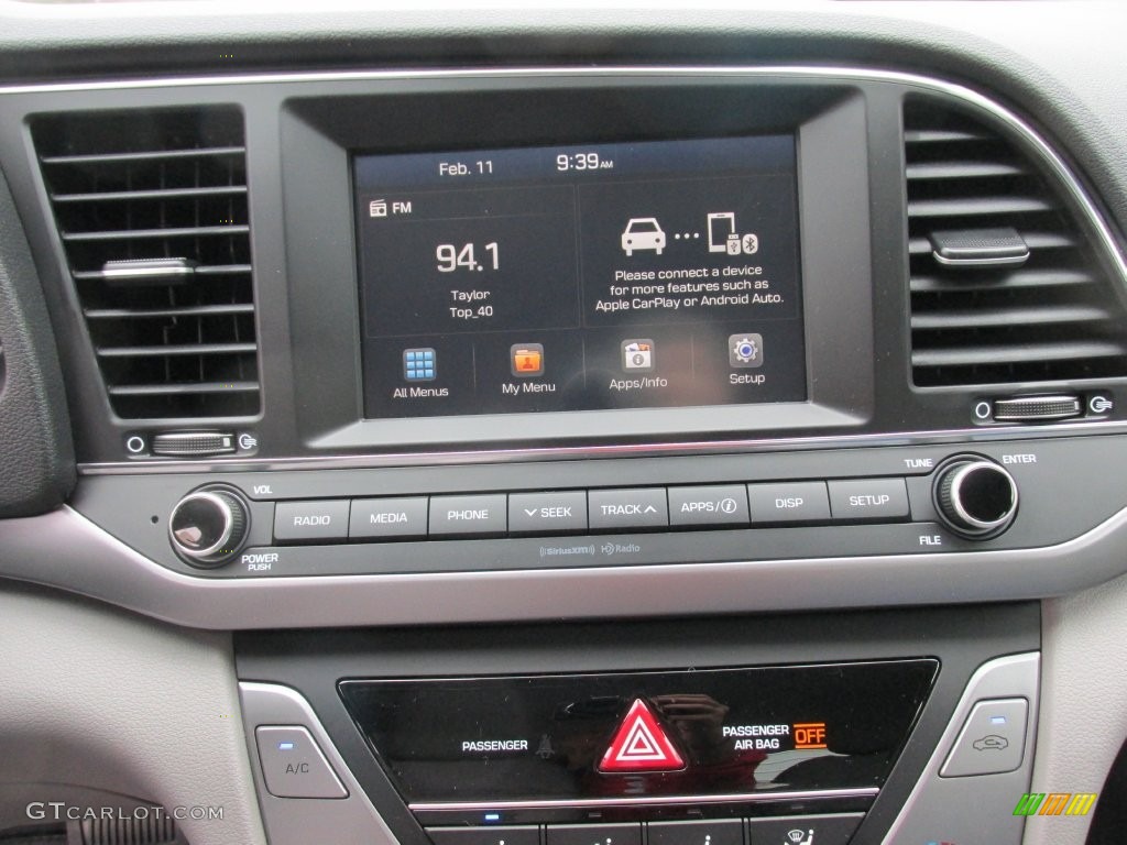 2017 Elantra SE - Lakeside Blue / Gray photo #25
