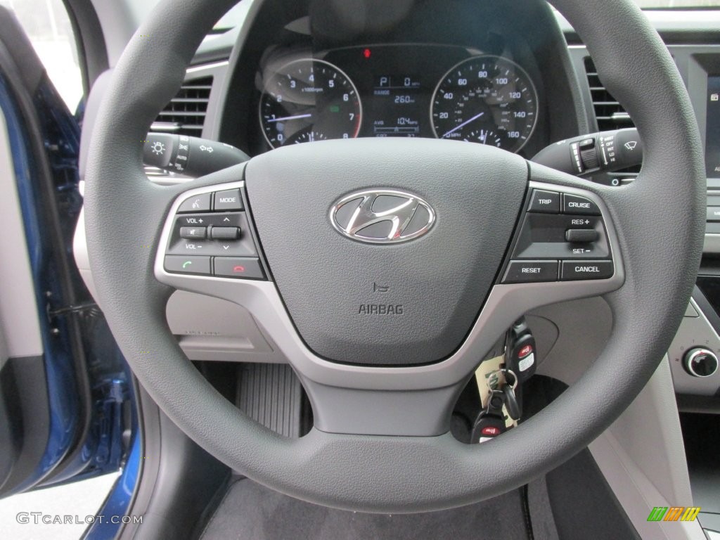 2017 Elantra SE - Lakeside Blue / Gray photo #28