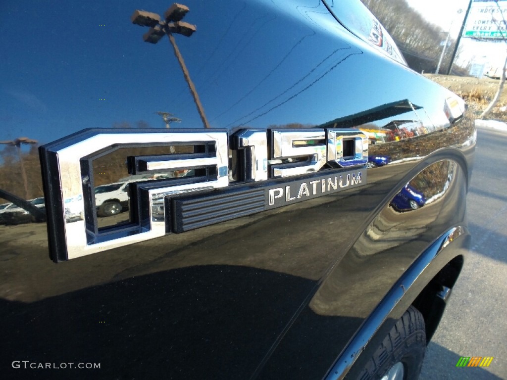2016 F150 Platinum SuperCrew 4x4 - Shadow Black / Platinum Black photo #5
