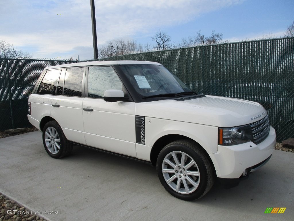 2010 Range Rover Supercharged - Alaska White / Navy Blue/Parchment photo #1