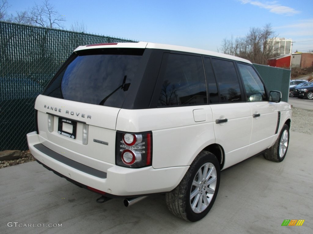 2010 Range Rover Supercharged - Alaska White / Navy Blue/Parchment photo #4