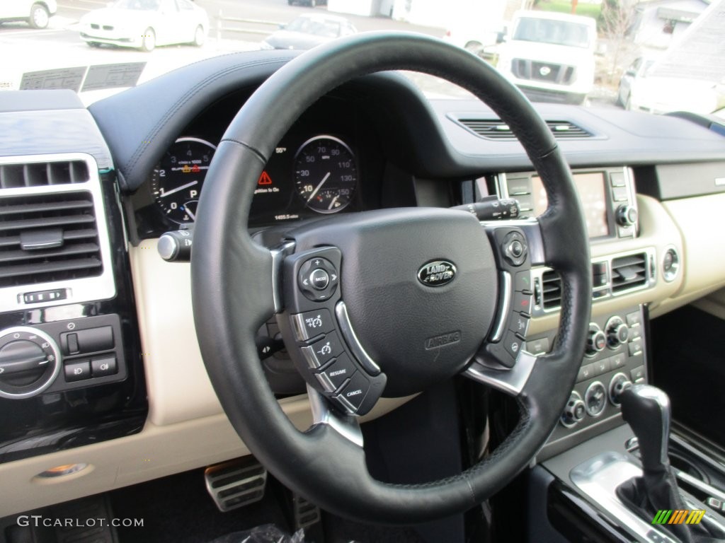 2010 Range Rover Supercharged - Alaska White / Navy Blue/Parchment photo #16