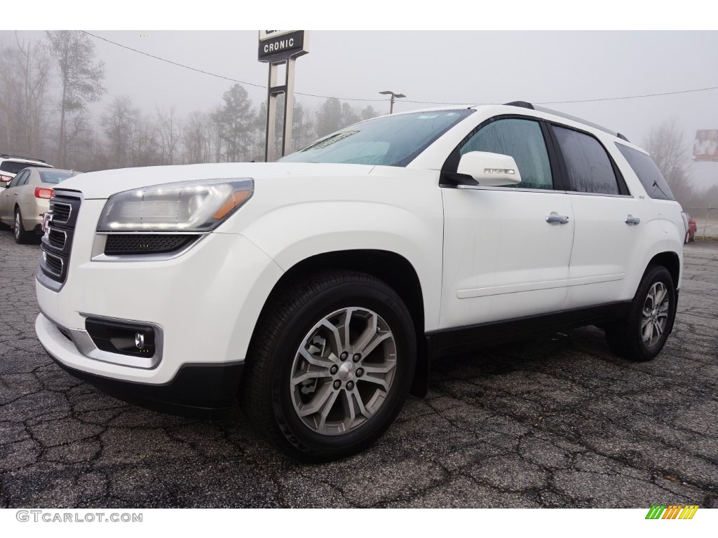 Summit White 2016 GMC Acadia SLT Exterior Photo #110496344
