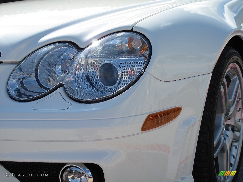 2007 SL 55 AMG Roadster - Alabaster White / Black photo #12