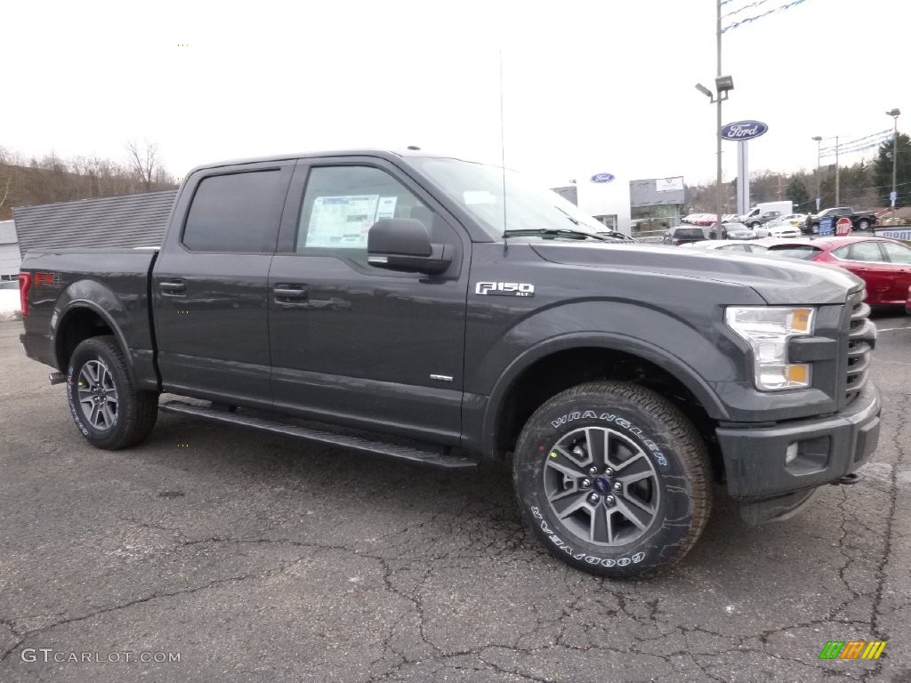 2016 F150 XLT SuperCrew 4x4 - Lithium Gray / Black photo #1