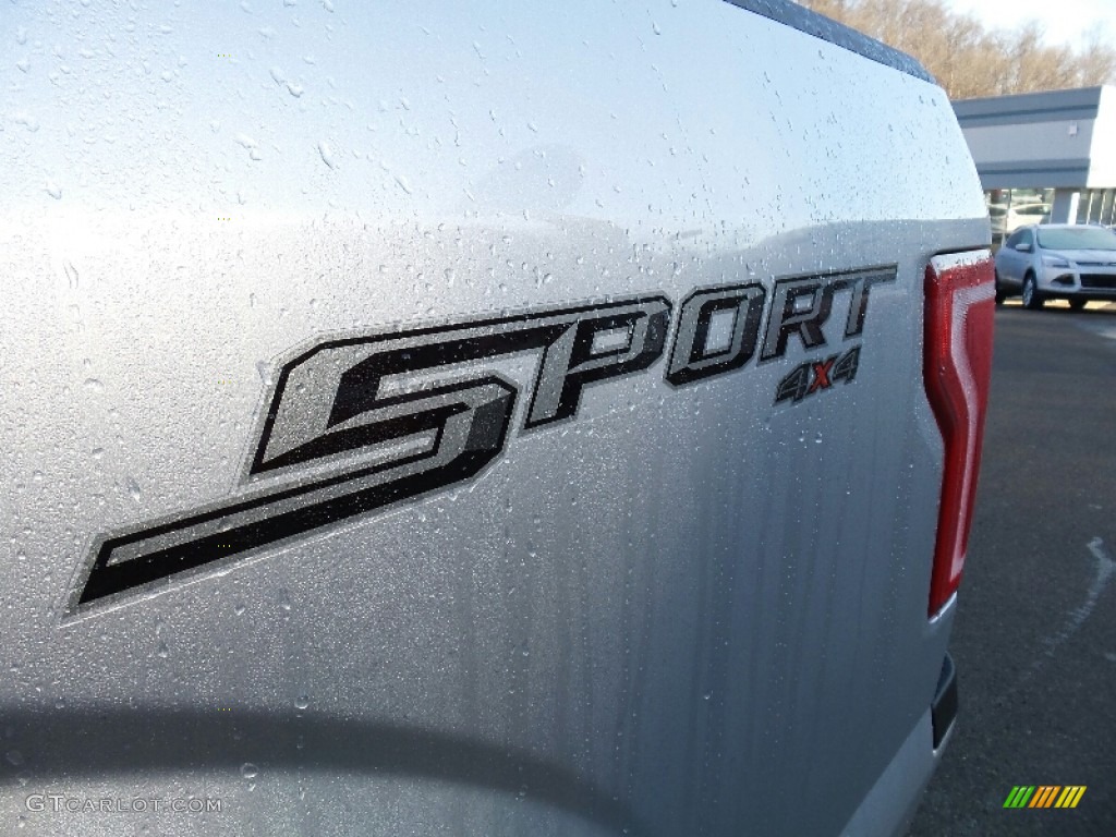 2016 F150 XL SuperCab 4x4 - Ingot Silver / Medium Earth Gray photo #7