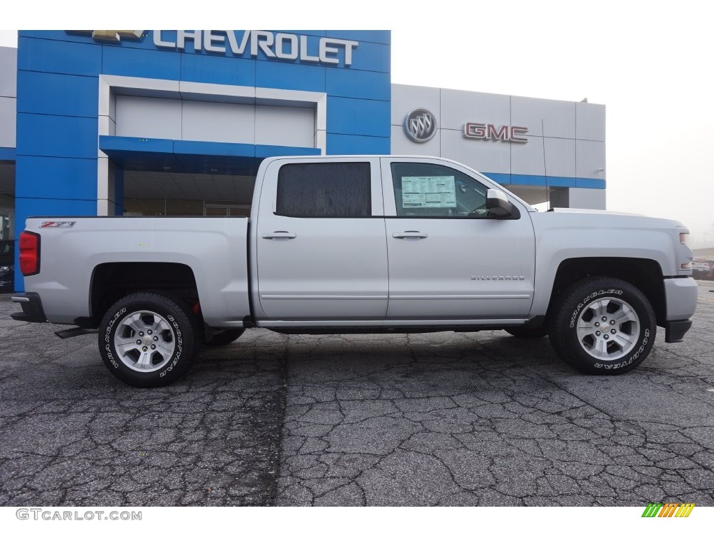 2016 Silverado 1500 LT Crew Cab 4x4 - Silver Ice Metallic / Jet Black photo #8