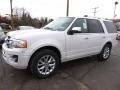 2016 White Platinum Metallic Tricoat Ford Expedition Limited 4x4  photo #4
