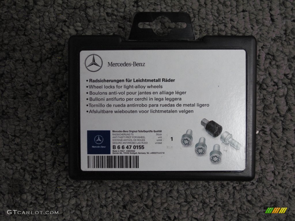 2007 Mercedes-Benz SL 55 AMG Roadster Info Tag Photos