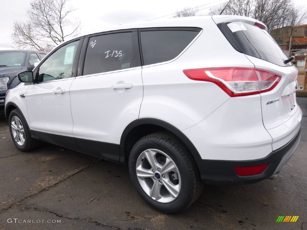 2016 Escape SE 4WD - Oxford White / Charcoal Black photo #4