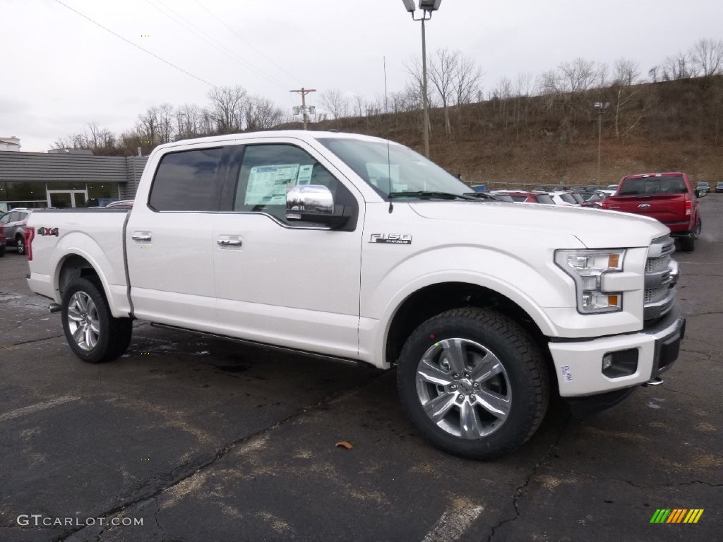 2016 F150 Platinum SuperCrew 4x4 - White Platinum / Platinum Black photo #1