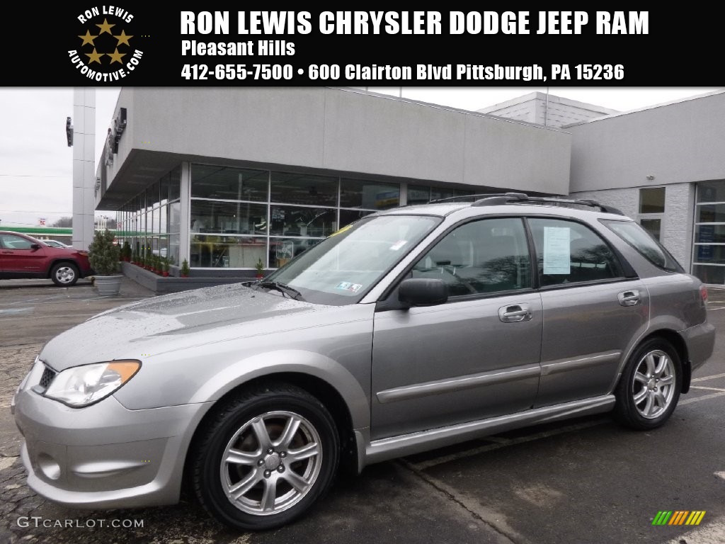 2007 Impreza Outback Sport Wagon - Urban Gray Metallic / Graphite Gray photo #1