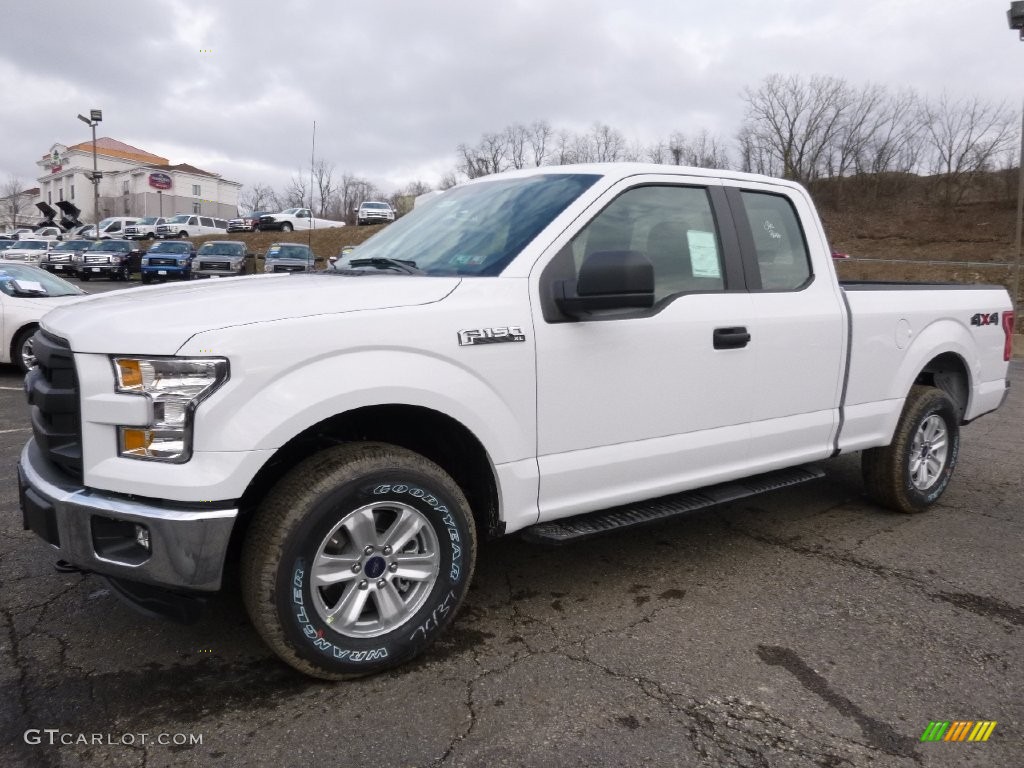 Oxford White 2016 Ford F150 XL SuperCab 4x4 Exterior Photo #110501258