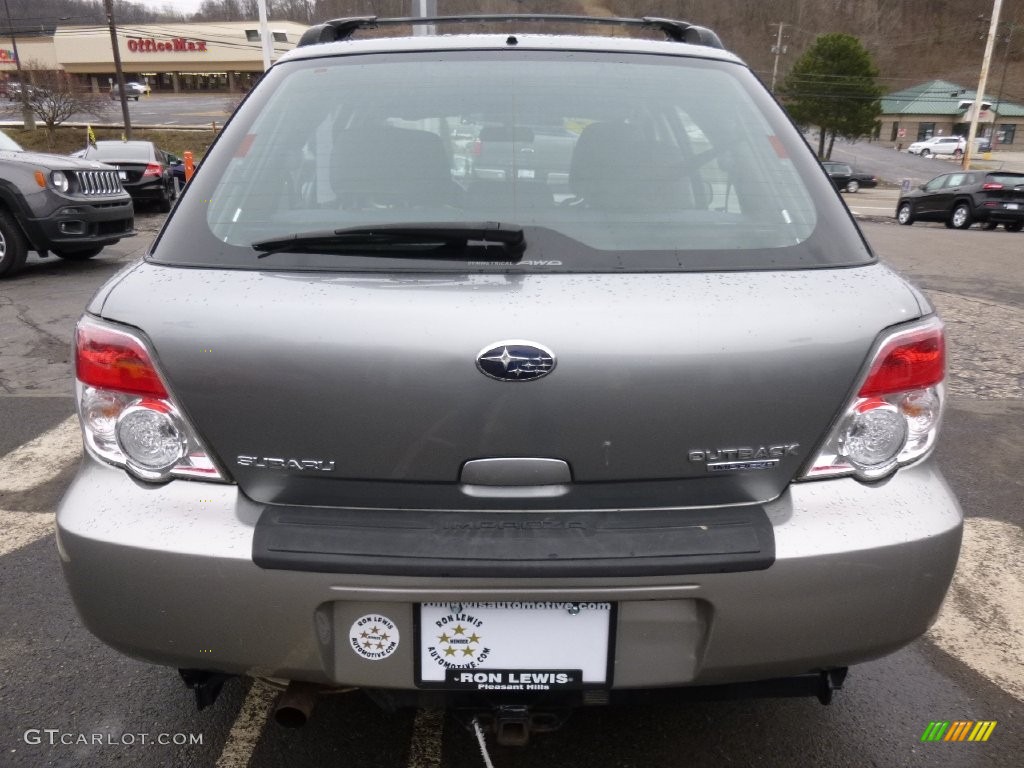 2007 Impreza Outback Sport Wagon - Urban Gray Metallic / Graphite Gray photo #4