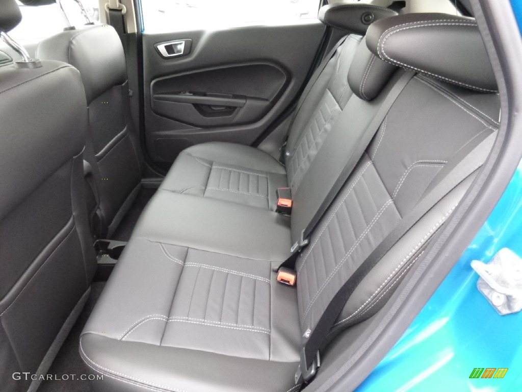 2016 Ford Fiesta Titanium Hatchback Rear Seat Photo #110501921