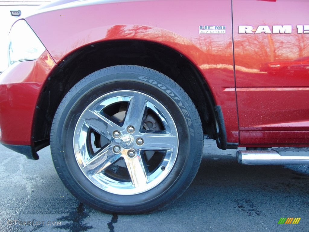 2012 Ram 1500 Sport Crew Cab 4x4 - Deep Cherry Red Crystal Pearl / Dark Slate Gray photo #11