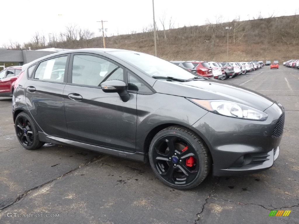 2016 Fiesta ST Hatchback - Magnetic Metallic / ST Recaro Smoke Storm photo #1