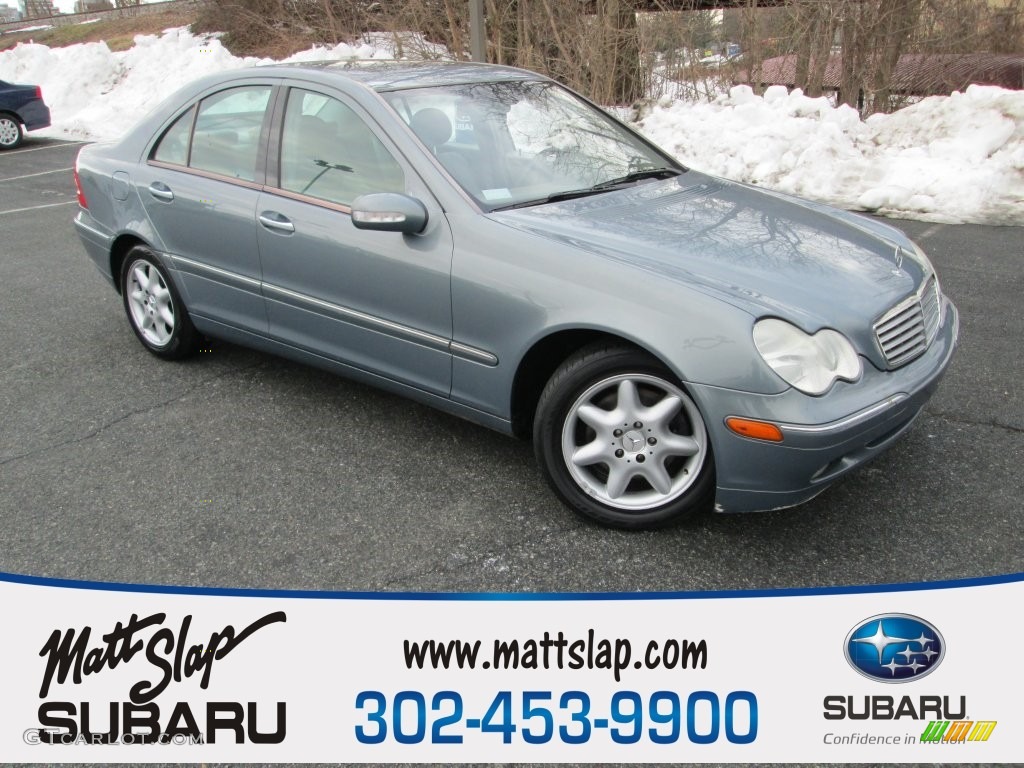 2004 C 240 4Matic Sedan - Granite Grey Metallic / Ash Grey photo #1