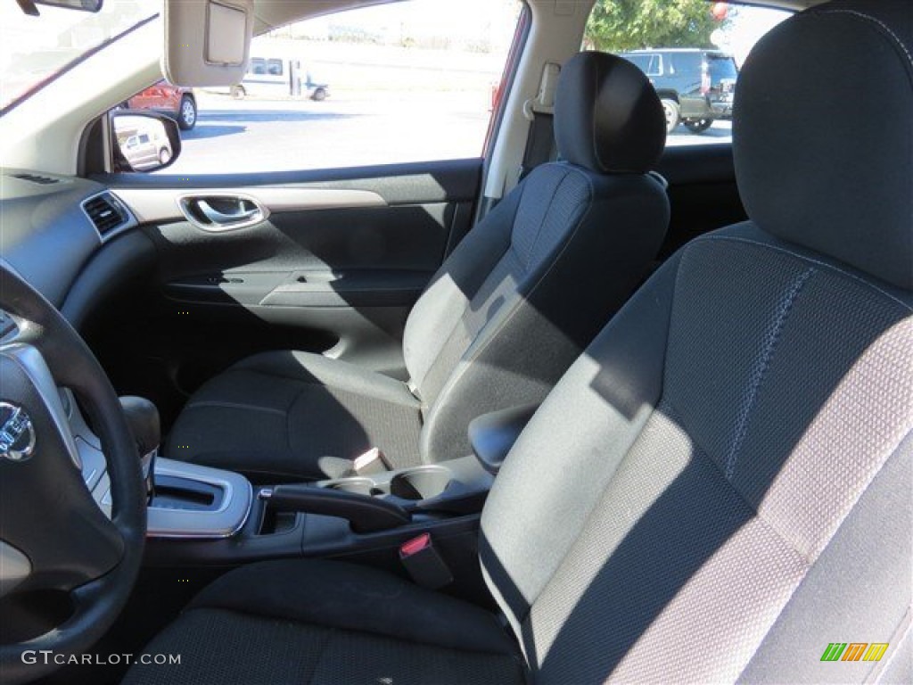 2014 Sentra S - Red Brick / Charcoal photo #14