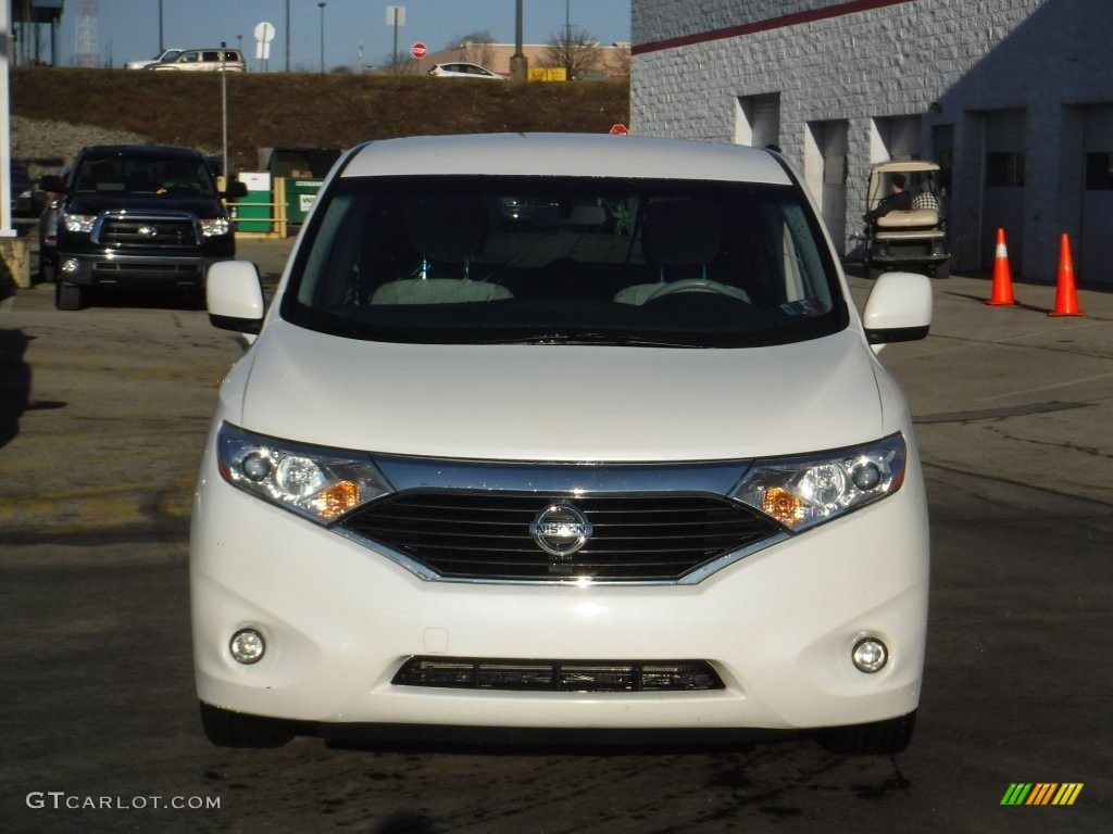 2011 Quest 3.5 SV - Pearl White / Gray photo #4