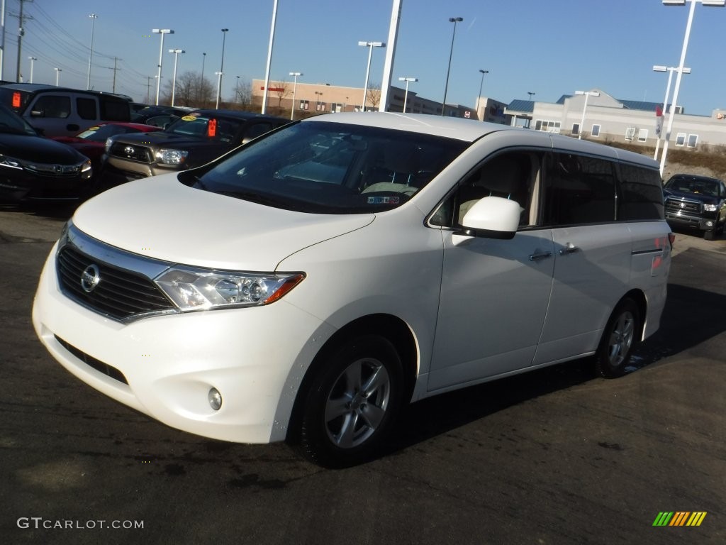 2011 Quest 3.5 SV - Pearl White / Gray photo #5