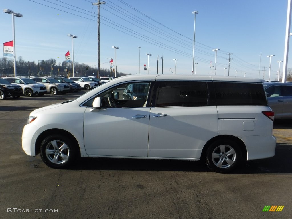 2011 Quest 3.5 SV - Pearl White / Gray photo #6