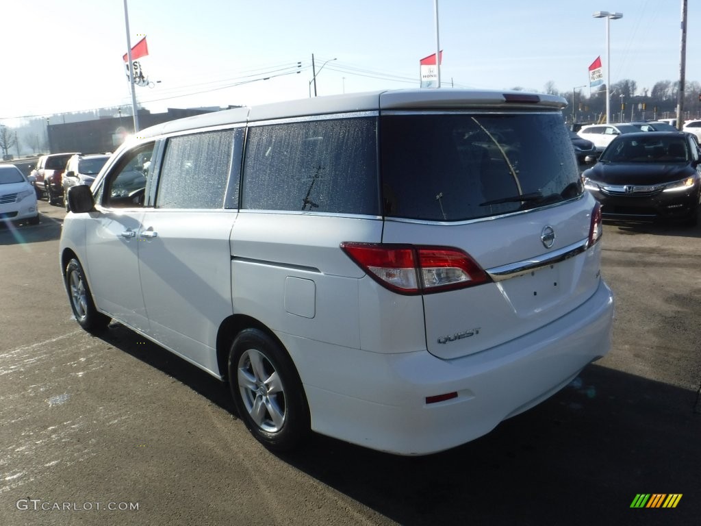 2011 Quest 3.5 SV - Pearl White / Gray photo #7