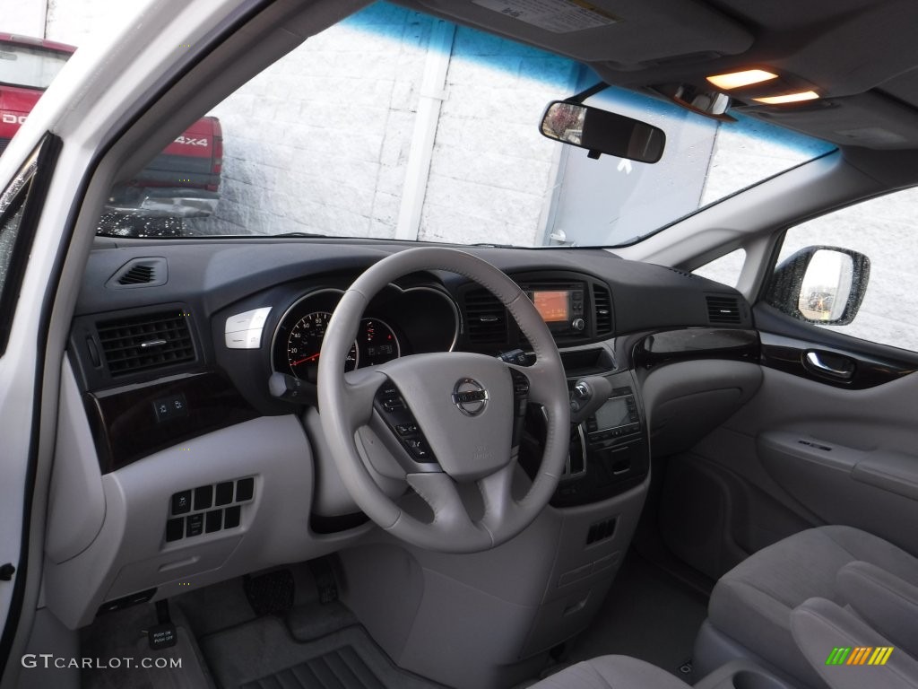 2011 Quest 3.5 SV - Pearl White / Gray photo #10