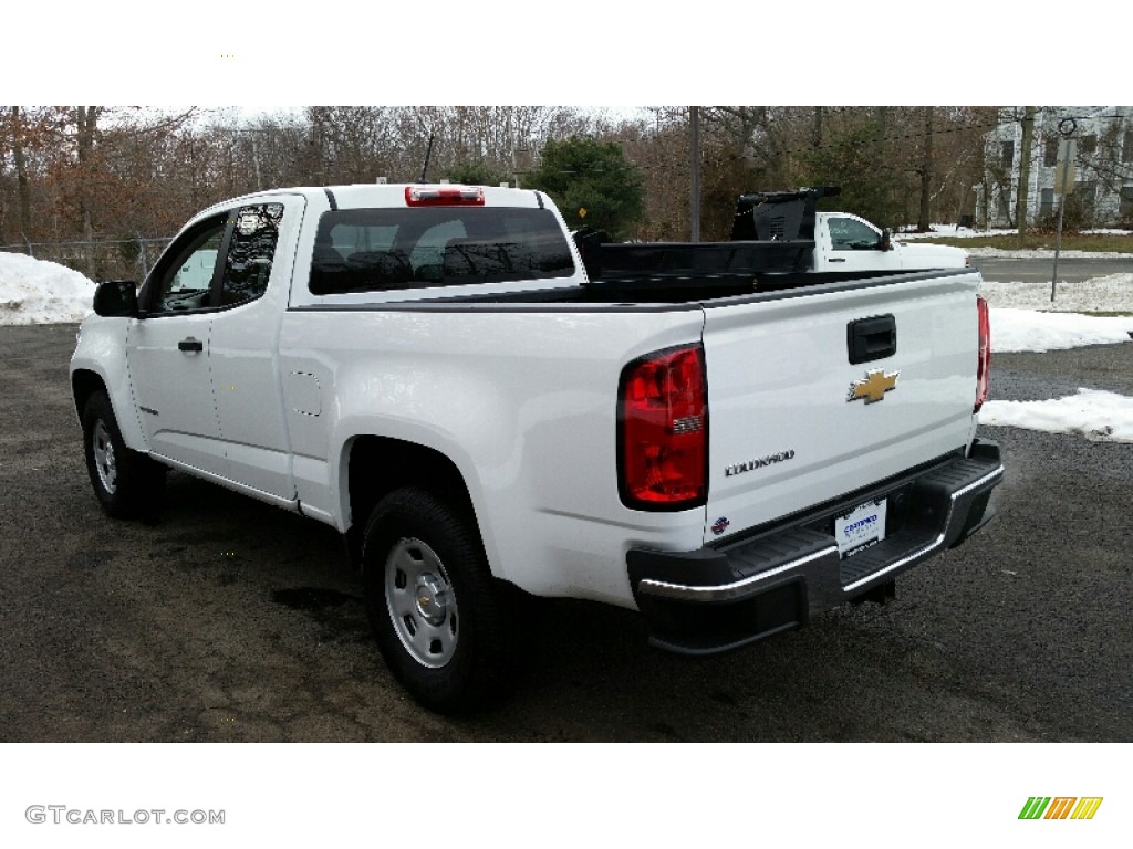 2016 Colorado WT Extended Cab - Summit White / Jet Black/Dark Ash photo #11