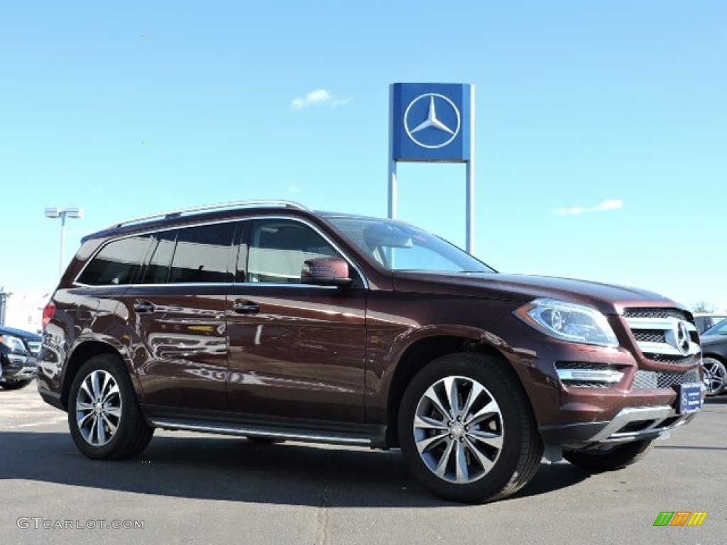 2013 GL 450 4Matic - Cinnabar Red Metallic / Almond Beige photo #2