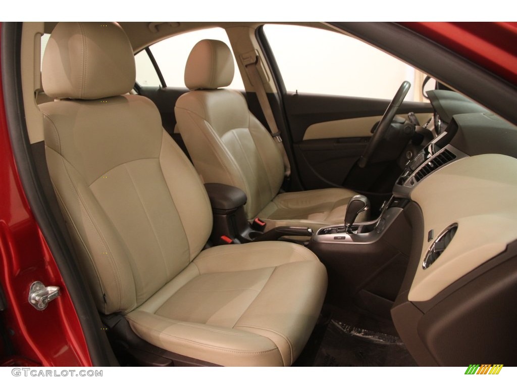 2011 Cruze LTZ - Crystal Red Metallic Tintcoat / Cocoa/Light Neutral Leather photo #11